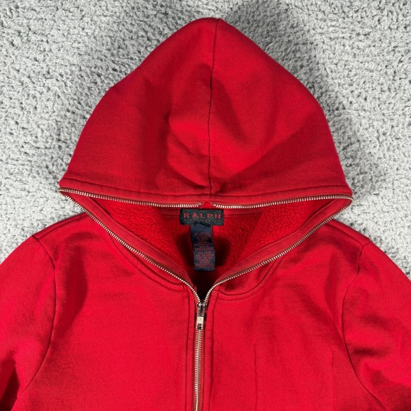 Vintage Ralph by Ralph Lauren Full Zip Hoodie Size Medium Bape Style Hood Zip - Picture 3 of 10